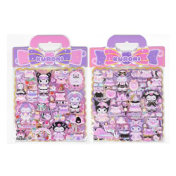 Blind box- Autocollant Hello Kitty et ses amis Kuromi Puffy Comansi