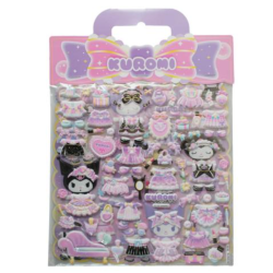 Blind box- Autocollant Hello Kitty et ses amis Kuromi Puffy Comansi