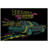 Retour Vers Le Futur - Puzzle Delorean Neon - 45x66cm - 1000Pcs