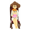 Crayon Shinchan - Figurine Nohara Family -Misae & Himawari Vol.2 15cm