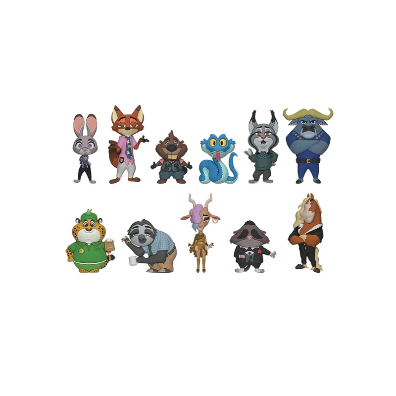 BLIND BAG ZOOTOPIE 2 - Series 68 - 3D Foam Bag Clip DISNEY