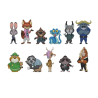 BLIND BAG ZOOTOPIE 2 - Series 68 - 3D Foam Bag Clip DISNEY