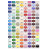 SET DE 120 FEUTRES ACRYLIQUE CROMA VALISE BLEU