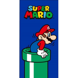 MARIO - Serviette de plage en microfibre Super Mario 70 x 140 cm