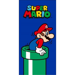MARIO - Serviette de plage en microfibre Super Mario 70 x 140 cm