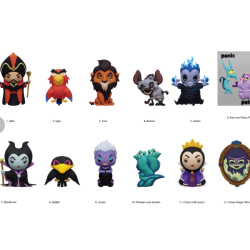 Blind Bag 3D Foam Bag Clip VILLAINS - Series 3 - Disney