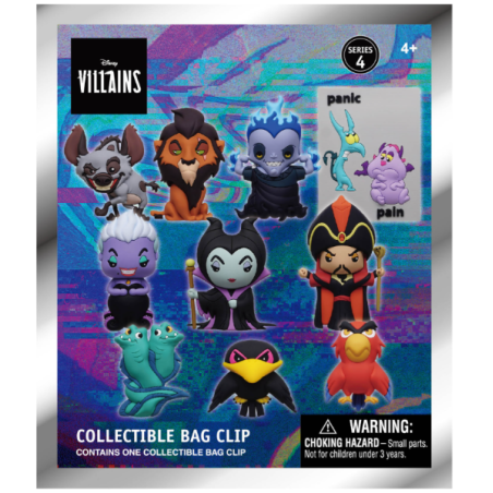 Blind Bag 3D Foam Bag Clip VILLAINS - Series 3 - Disney