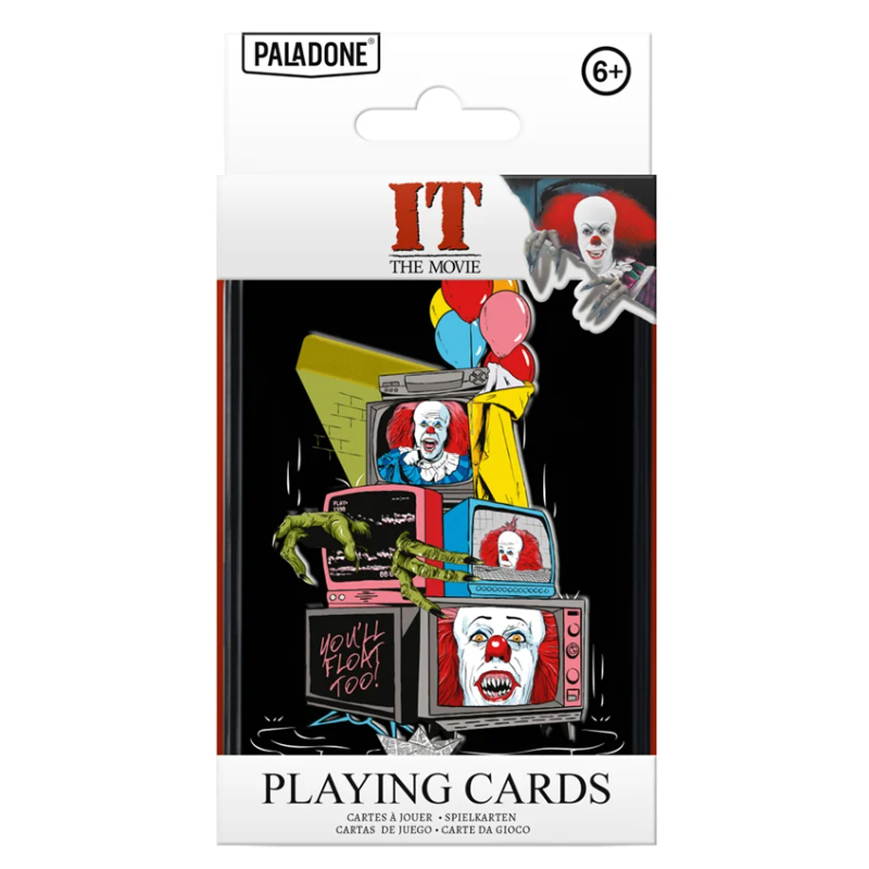 IT  - Jeu de cartes en boîte métallique Pennywise