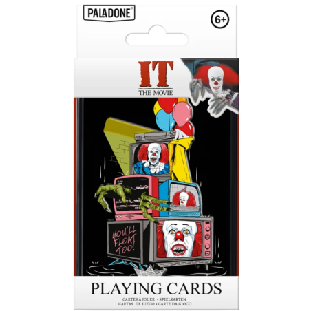 IT  - Jeu de cartes en boîte métallique Pennywise