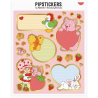 Planche de stickers Charlotte aux fraises