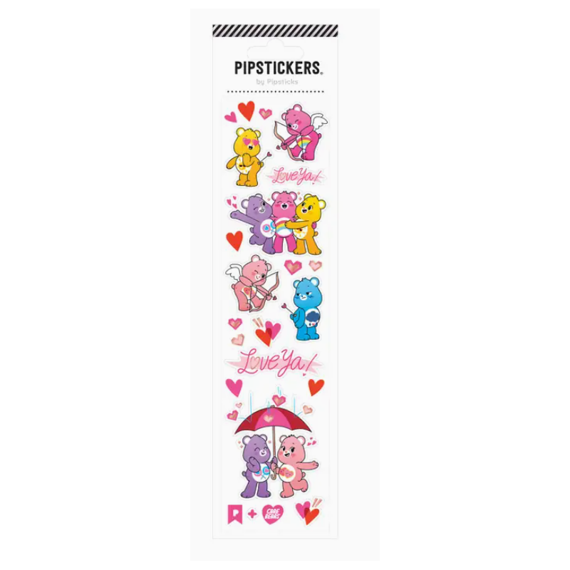 Planche de Stickers amour Bisounours