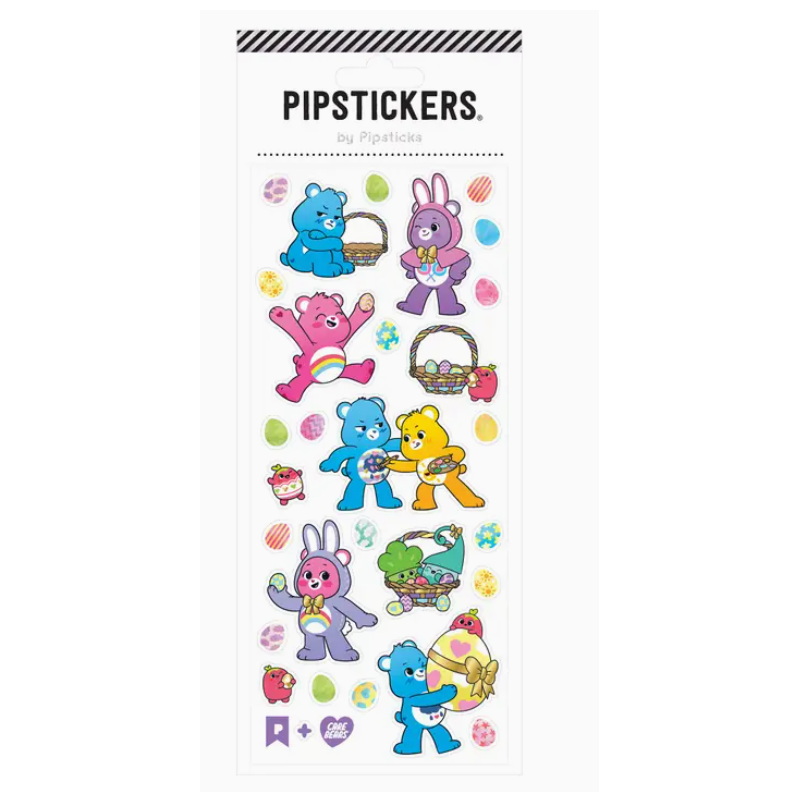 Planche de stickers Pâques - Bisounours