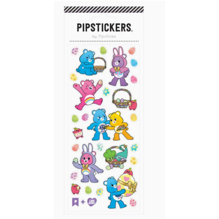 Planche de stickers Pâques - Bisounours