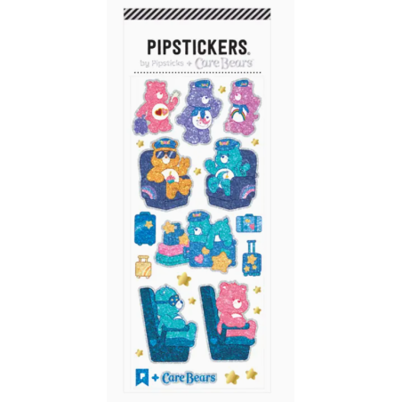 Planche de stickers holographique Bisounours