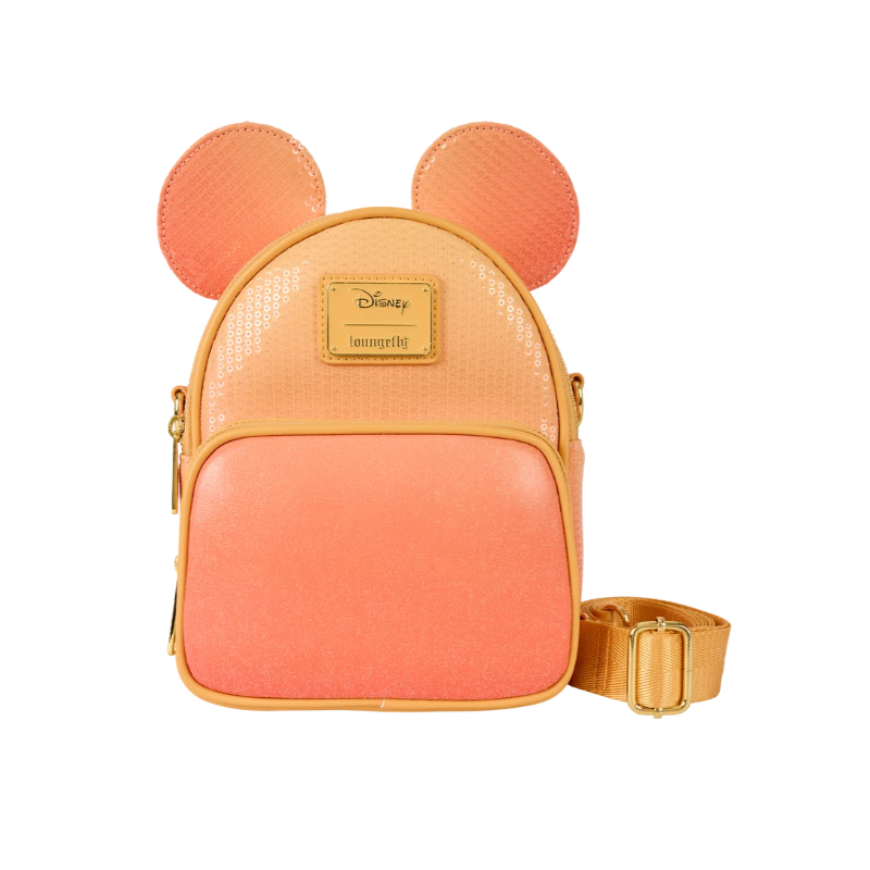 Sac Bandoulière Loungefly Mickey "Glitter" - DISNEY Convertible