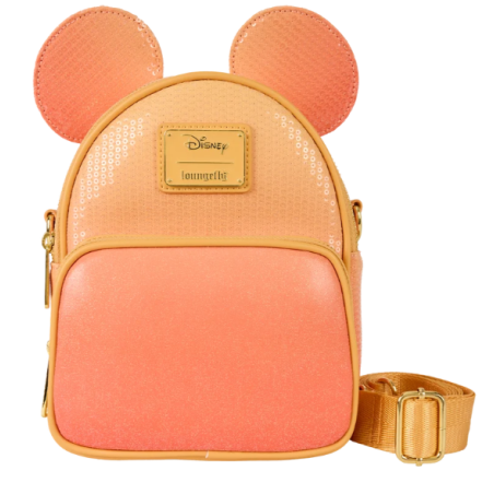 Sac Bandoulière Loungefly Mickey "Glitter" - DISNEY Convertible