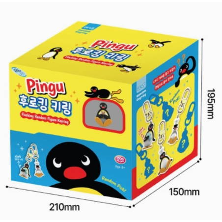 Blind bag figurine porte-clé Pingu