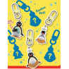 Blind bag figurine porte-clé Pingu