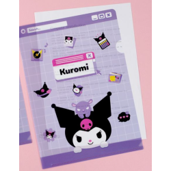 Pochette plastique pour dossier Kuromi - Hello Kitty