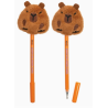 Stylo avec topper peluche Capybara X1
