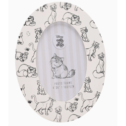 CADRE PHOTO OVALE DISNEY - CHATS & CHIENS