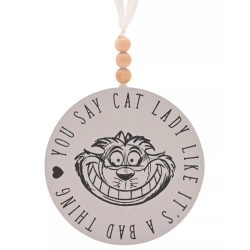 DISNEY - Plaque ronde Disney Chats et Chiens - CHESHIRE