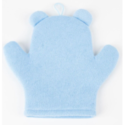Gant de bain bleu Touronchon Bisounours
