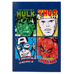 Ensemble de papeterie à colorier Avengers Marvel