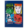 Ensemble de papeterie à colorier Avengers Marvel