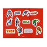 Ensemble de papeterie à colorier Avengers Marvel