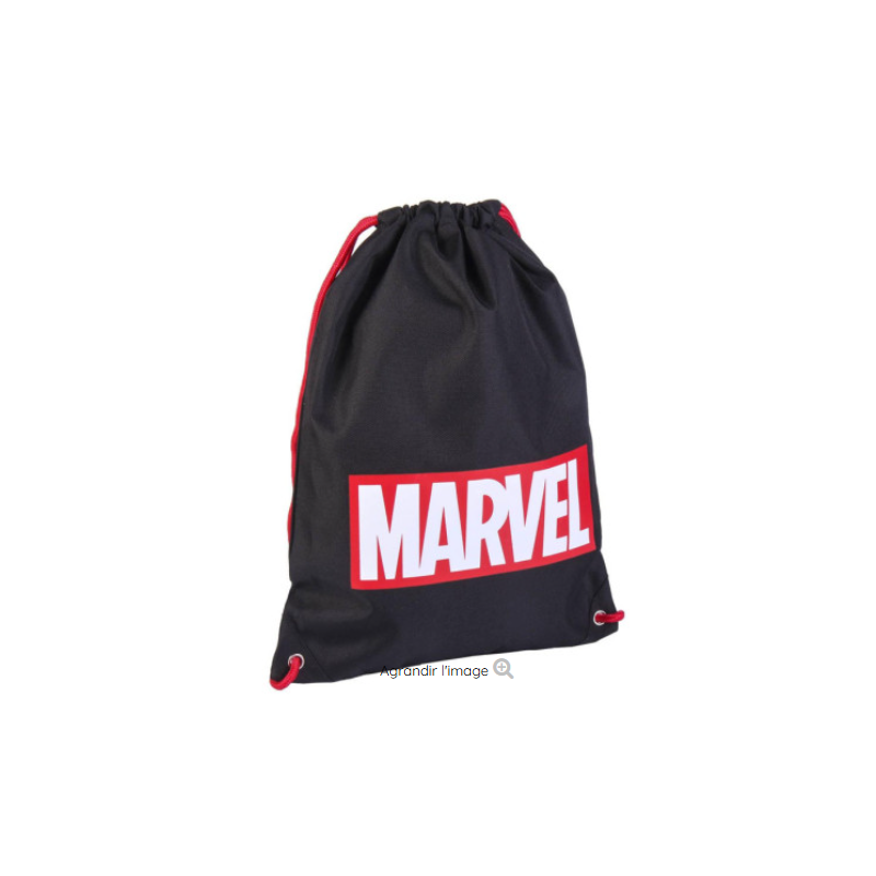 Sac piscine avec lien logo marvel