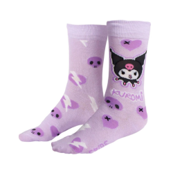 Lot de 3 Paires de Chaussettes Kuromi - Hello Kitty 36/43