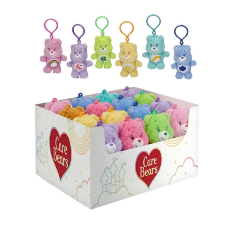 Blind Box Porte-clés Bisounours Care Bears Peluches