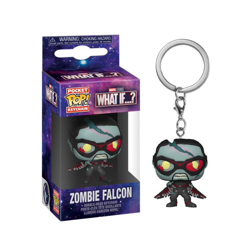 Porte-Clés Funko Pop Zombie Falcon - Marvel What if