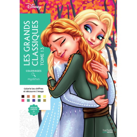 Coloriages mystères Disney - Grands classiques Tome 13