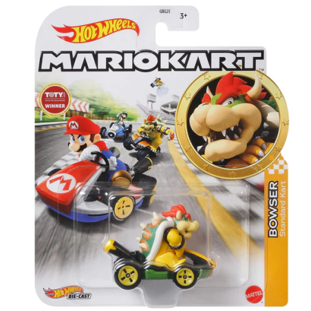 Figurine véhicule HotWheels BOWSER - MARIO KART