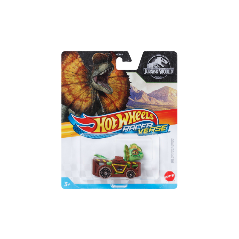 Figurine véhicule HotWheels DILOPHOSAURUS - JURASSIC WORLD
