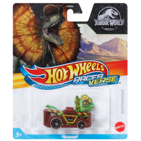 Figurine véhicule HotWheels DILOPHOSAURUS - JURASSIC WORLD