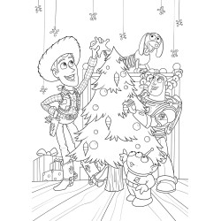 COLORIAGE BLOC NOTES Magie de l'hiver DISNEY