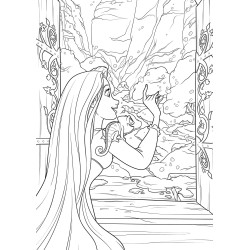 COLORIAGE BLOC NOTES Magie de l'hiver DISNEY