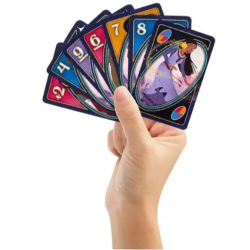 Disney - Mattel Games UNO - Jeu de cartes Wish - 9x14,5cm