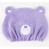 Serviette pour cheveux violette Bisounours