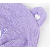 Serviette pour cheveux violette Bisounours