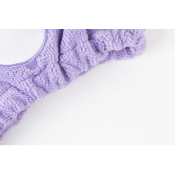 Serviette pour cheveux violette Bisounours