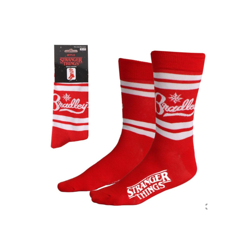 Paire de chaussettes Bradley's rouge - Stranger Things - 38/45