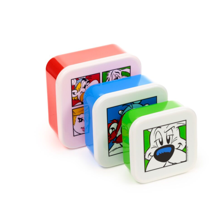 Lot de 3 Boites Repas M/L/XL - Astérix et Obélix