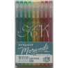 Ensemble de stylos gel Languo 0,6 mm, 9 pièces, ensemble de base B