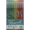 Ensemble de stylos gel Languo 0,6 mm, 9 pièces, ensemble de base B