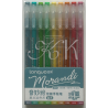 Ensemble de stylos gel Languo 0,6 mm, 9 pièces, ensemble de base B