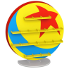 Pixar - Présentoir Bitty POP! Pixar avec 2 figurines Pixar Ball